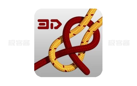 Knots 3D v9.3.0 | 学习打3D绳结的专业应用，解锁高级版功能-极客酱